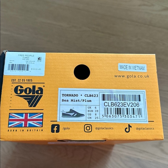 Gola Women's Tornado Sneaker New - Picture 6 of 6